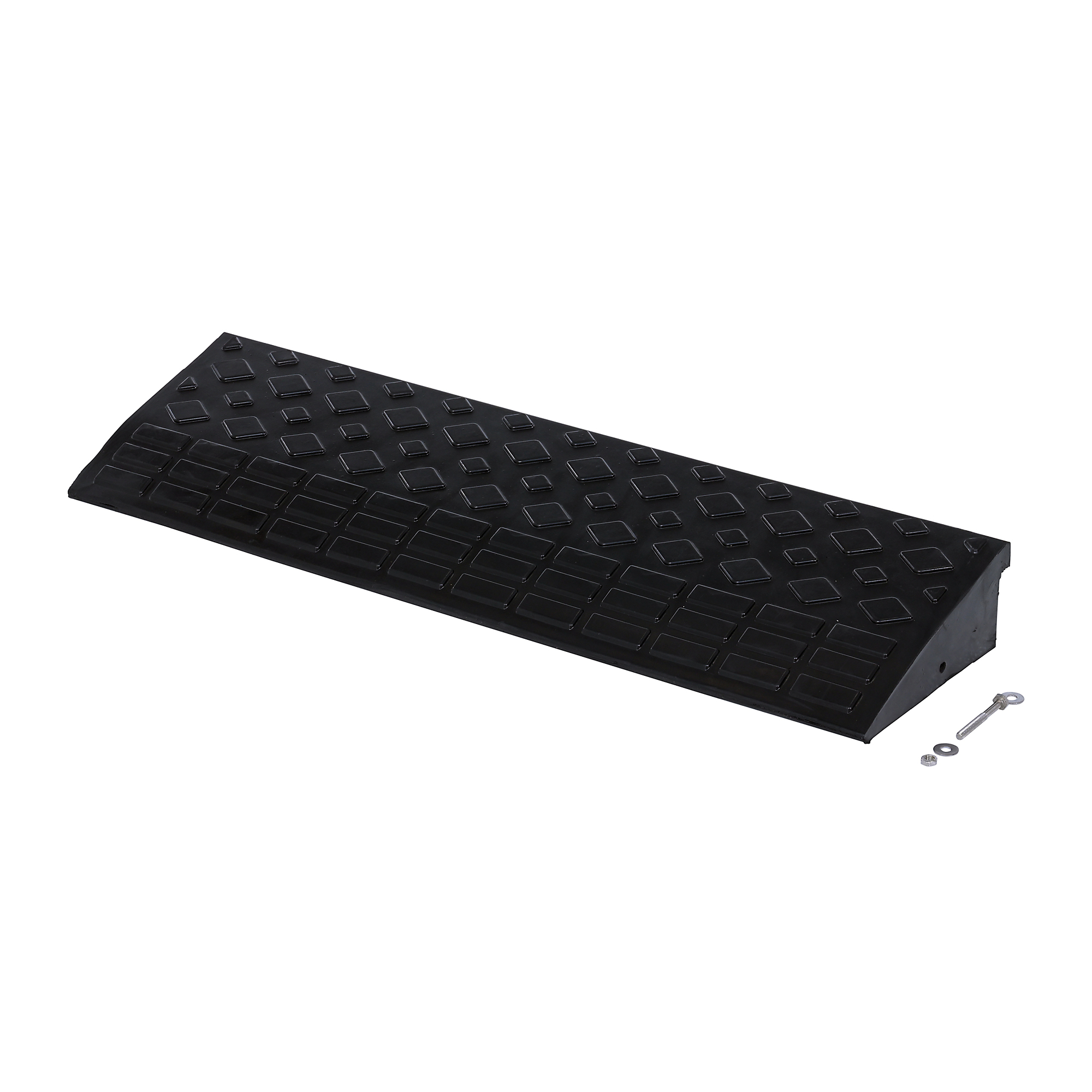 Vestil Rubber Corner Ramp - Rectangular, 4000-Lb. Capacity, Black, Model# RCR-35